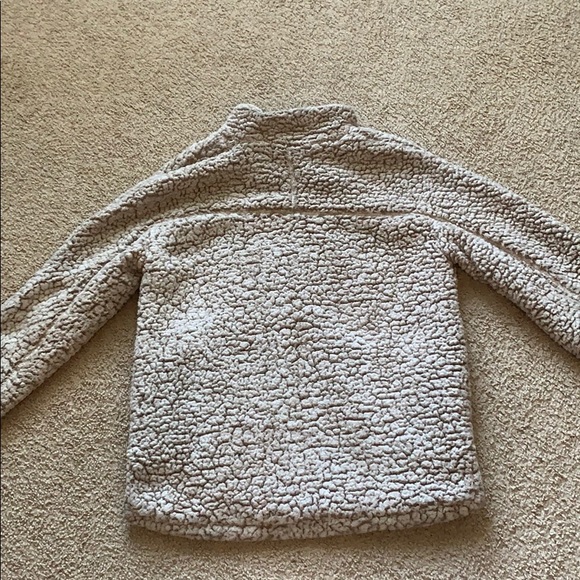 Thread & Supply Lazy Sunday Sherpa in Ivory Size S - Picture 3 of 4